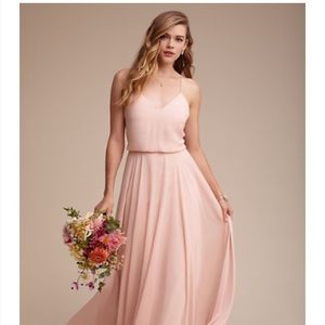 Jenny Yoo Inesse blush bridesmaid dress